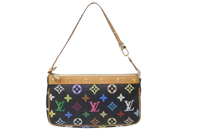 LOUIS VUITTON ルイヴィトン モノグラムマルチ ポシェット アクセソワ―ル M92648 村上隆 ワンショルダー 美品 中古 60420