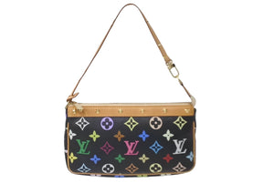 LOUIS VUITTON ルイヴィトン モノグラムマルチ ポシェット アクセソワ―ル M92648 村上隆 ワンショルダー 美品 中古 60420