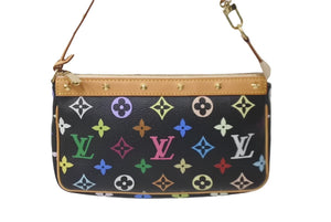 LOUIS VUITTON ルイヴィトン モノグラムマルチ ポシェット アクセソワ―ル M92648 村上隆 ワンショルダー 美品 中古 60420