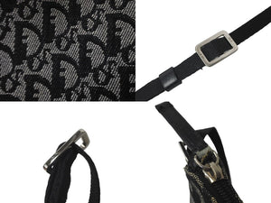 Christian Dior クリスチャンディオール ハンドバッグ ワンショルダー トロッター アクセサリーポーチ ブラック 良品 中古 60424