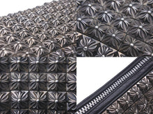 Load image into Gallery viewer, CHROME HEARTS クロムハーツ 全面 ピラミッド ボックス CHプラス スタッズ 長財布 ブラック シルバー925 レザー 美品 中古 60439