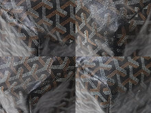 画像をギャラリービューアに読み込む, 極美品 GOYARD ゴヤール トートバッグ サンルイXXL ヘリンボーン柄 PVCコーティングキャンバス ブラック 中古 60457