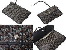 画像をギャラリービューアに読み込む, 極美品 GOYARD ゴヤール トートバッグ サンルイXXL ヘリンボーン柄 PVCコーティングキャンバス ブラック 中古 60457