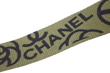 Load image into Gallery viewer, 極美品 CHANEL シャネル ベルト リングベルト グラフィティ B15S コットンキャンバス カーキ ゴールド金具 中古 60458