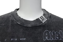 Load image into Gallery viewer, 新品未使用 Maison MIHARA YASUHIRO メゾン ミハラヤスヒロ ブリーチ 半袖Ｔシャツ ブラック 猫 サイズ36 BI2TS633 中古 60467