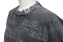 Load image into Gallery viewer, 新品未使用 Maison MIHARA YASUHIRO メゾン ミハラヤスヒロ ブリーチ 半袖Ｔシャツ ブラック 猫 サイズ36 BI2TS633 中古 60467