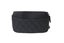Load image into Gallery viewer, 極美品 CHANEL シャネル ココマーク ウォレットチェーン ショルダーバッグ 31番台 キャビアスキン ブラック 中古 60483