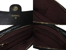 Load image into Gallery viewer, 極美品 CHANEL シャネル ココマーク ウォレットチェーン ショルダーバッグ 31番台 キャビアスキン ブラック 中古 60483