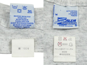 VINTAGE 1995年 野茂英雄 半袖Ｔシャツ ロサンゼルス ドジャース MLB 霜降りグレー コットン サイズM 美品 中古 60517