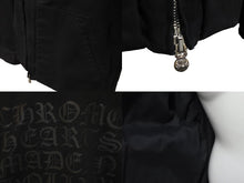 Load image into Gallery viewer, CHROME HEARTS クロムハーツ STREET MEAT JACKET CTN CNVSワークジャケット ブラック サイズL 美品 中古 60535