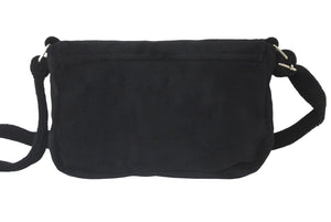 CHANEL シャネル ショルダーバッグ ココマーク パイル ブラック シルバー金具 ノベルティー 美品 中古 60555