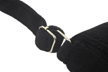 Load image into Gallery viewer, CHANEL シャネル ショルダーバッグ ココマーク パイル ブラック シルバー金具 ノベルティー 美品 中古 60555