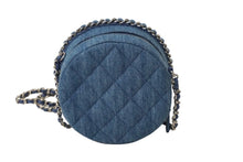 Load image into Gallery viewer, 新品同様品 CHANEL シャネル ショルダーバッグ ココマーク 28番台 マトラッセ デニム ブルー シルバー金具 中古 60565