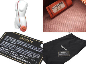 CHANEL シャネル ショルダーバッグ チェーン ココマーク ラムスキン ラウンド型 ピンク ゴールド金具 美品 中古 60566