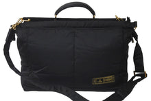 Load image into Gallery viewer, 極美品 FENDI フェンディ × PORTER ポーター 2WAYハンドバッグ ピーカブー 7VA388 ナイロン ブラック ゴールド金具 中古 60590