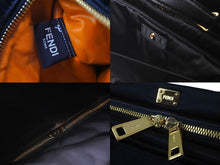Load image into Gallery viewer, 極美品 FENDI フェンディ × PORTER ポーター 2WAYハンドバッグ ピーカブー 7VA388 ナイロン ブラック ゴールド金具 中古 60590