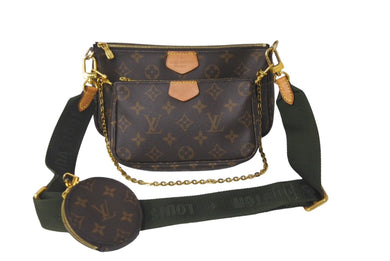 LOUIS VUITTON ルイヴィトン ショルダーバッグ ミュルティポシェットアクセソワール M44813モノグラム ブラウン 中古 60593