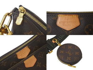LOUIS VUITTON ルイヴィトン ショルダーバッグ ミュルティポシェットアクセソワール M44813モノグラム ブラウン 中古 60593
