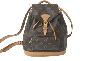 LOUIS VUITTON ルイヴィトン リュック デイパック 廃番 ミニモンスリ モノグラム M51137 美品 中古 60600