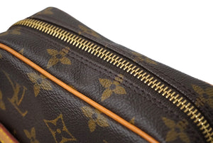 極美品 LOUIS VUITTON ルイヴィトン ショルダーバッグ ダヌーブ ブラウン モノグラム M45266 中古 60601