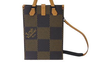 新品同様品 LOUIS VUITTON ルイヴィトン NIGO ニゴー ダミエ エベヌジャイアント モノグラム ミニトート N40355 中古 60602