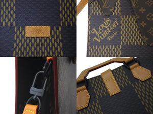 新品同様品 LOUIS VUITTON ルイヴィトン NIGO ニゴー ダミエ エベヌジャイアント モノグラム ミニトート N40355 中古 60602