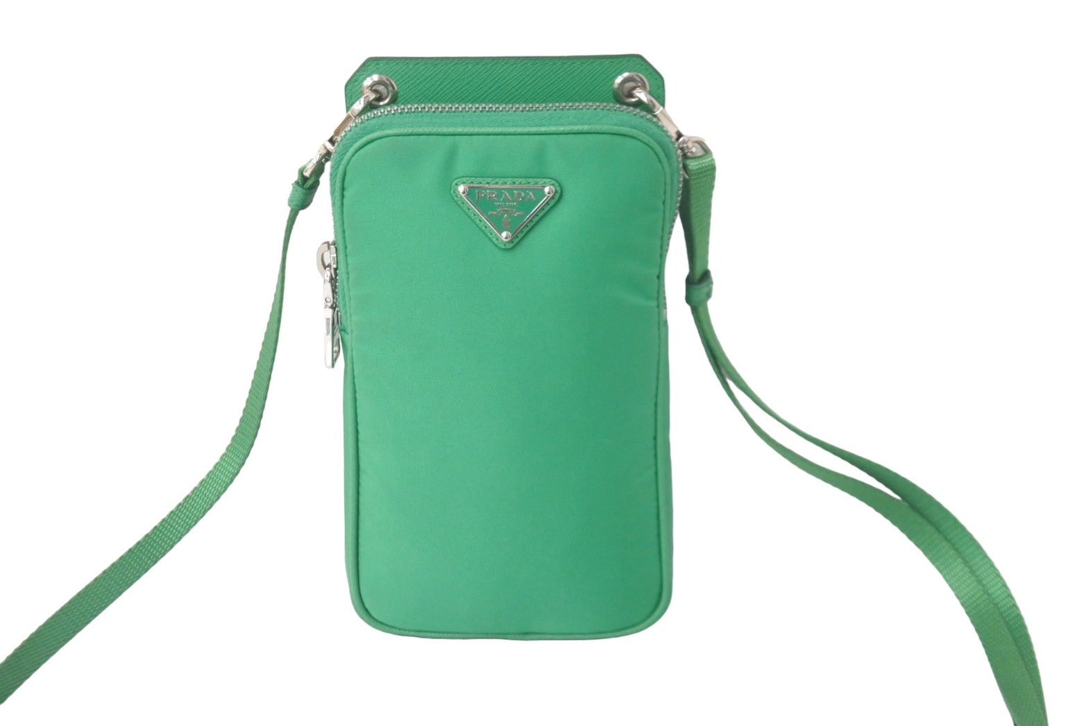 PRADA プラダ ショルダーバッグ ネックフォンケース 三角ロゴ