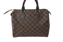 Load image into Gallery viewer, 極美品 LOUIS VUITTON ルイヴィトン ハンドバッグ スピーディ25 ダミエキャンバス ブラウン N41532 中古 60607