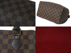 極美品 LOUIS VUITTON ルイヴィトン ハンドバッグ スピーディ25 ダミエキャンバス ブラウン N41532 中古 60607