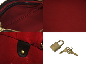 極美品 LOUIS VUITTON ルイヴィトン ハンドバッグ スピーディ25 ダミエキャンバス ブラウン N41532 中古 60607