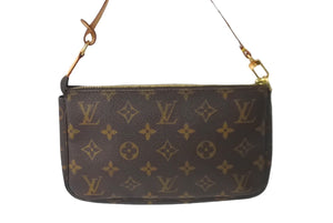 LOUIS VUITTON ルイヴィトン アクセサリーポーチ ポシェットアクセソワール M51980 モノグラム 美品 中古 60626