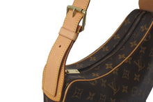 Load image into Gallery viewer, 極美品 LOUIS VUITTON ルイ ヴィトン ショルダーバッグ クロワッサンMM M51512 モノグラムキャンバス ブラウン 中古 60629
