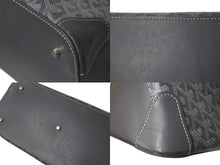 Load image into Gallery viewer, GOYARD ゴヤール ハンドバッグ サックヴァンドームMM ヘリンボーン柄 M206926 PVC レザー グレー 美品 中古 60645