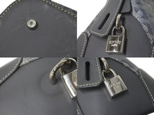Load image into Gallery viewer, GOYARD ゴヤール ハンドバッグ サックヴァンドームMM ヘリンボーン柄 M206926 PVC レザー グレー 美品 中古 60645
