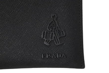 Load image into Gallery viewer, PRADA プラダ クラッチバッグ セカンドバック トラベルポーター サフィアーノ レザー ブラック 美品 中古 60653