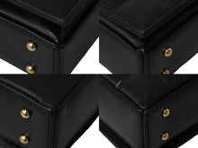 Load image into Gallery viewer, CHANEL シャネル ハンドバッグ ワンショルダー チョコバー ココマーク 7番台 ブラック ラムスキン ゴールド金具 美品 中古 60664