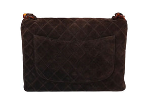 CHANEL シャネル ショルダーバック マトラッセ30 スウェード チェーンショルダーバッグ ブラウン 5番台 良品 中古 60682