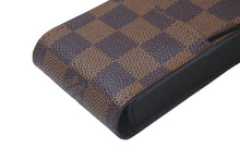 Load image into Gallery viewer, 極美品 LOUIS VUITTON ルイヴィトン ダミエ エテュイ シガレットケース ポーチ 小物入れ PVC ブラウン 中古 60686