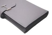 Load image into Gallery viewer, 新品同様 HERMES エルメス 長財布 べアンスフレ A刻印 ヴォーエプソン グリムエット シルバー金具 中古 60688