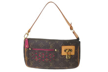 Load image into Gallery viewer, 極美品 LOUIS VUITTON ルイヴィトン アクセサリーポーチ モノグラムペルフォ ポシェットアクセソワール M95183 ブラウン 中古 60697