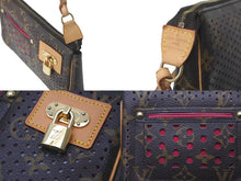 Load image into Gallery viewer, 極美品 LOUIS VUITTON ルイヴィトン アクセサリーポーチ モノグラムペルフォ ポシェットアクセソワール M95183 ブラウン 中古 60697