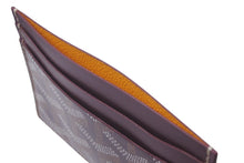 Load image into Gallery viewer, 新品未使用品 GOYARD ゴヤール カードケース サンシュルピス カードケース ヘリンボーン柄 バーガンディ 中古 60699