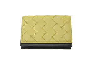新品未使用 BOTTEGAVENETA ボッテガヴェネタ カードケース カードホルダー バイカラー イエロー ブラック 605720 中古 60700