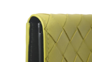 新品未使用 BOTTEGAVENETA ボッテガヴェネタ カードケース カードホルダー バイカラー イエロー ブラック 605720 中古 60700