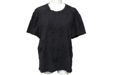 Load image into Gallery viewer, LANVIN ランバン 半袖Ｔシャツ 総柄プリント 靴柄 コットン グレー スリット入り M20TS4B008 良品 中古 60706