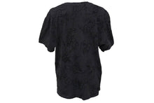 Load image into Gallery viewer, LANVIN ランバン 半袖Ｔシャツ 総柄プリント 靴柄 コットン グレー スリット入り M20TS4B008 良品 中古 60706