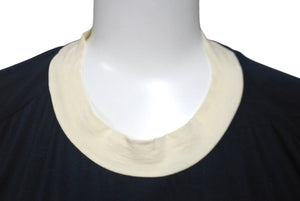 JOHN GALLIANO ジョンガリアーノ 半袖Ｔシャツ プリント ネイビー コットン ポリウレタン サイズS AUIU717S 美品 中古 60725