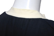 Load image into Gallery viewer, JOHN GALLIANO ジョンガリアーノ 半袖Ｔシャツ プリント ネイビー コットン ポリウレタン サイズS AUIU717S 美品 中古 60725