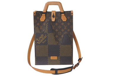 極美品 LOUIS VUITTON ルイヴィトン トートバッグ ジャイアント ダミエ モノグラムキャンバス NIGO N40355 中古 60730