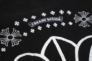 CHROME HEARTS クロムハーツ 半袖Ｔシャツ CHプラス プリント サイズM ブラック ホワイト コットン 良品 中古 60741